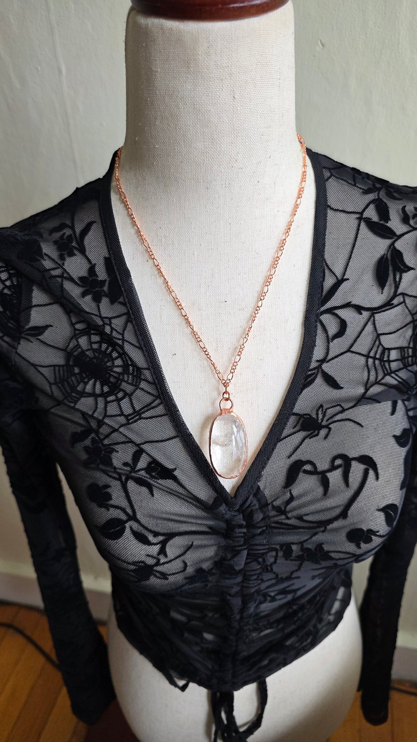 Manifestation Quartz Copper Necklace