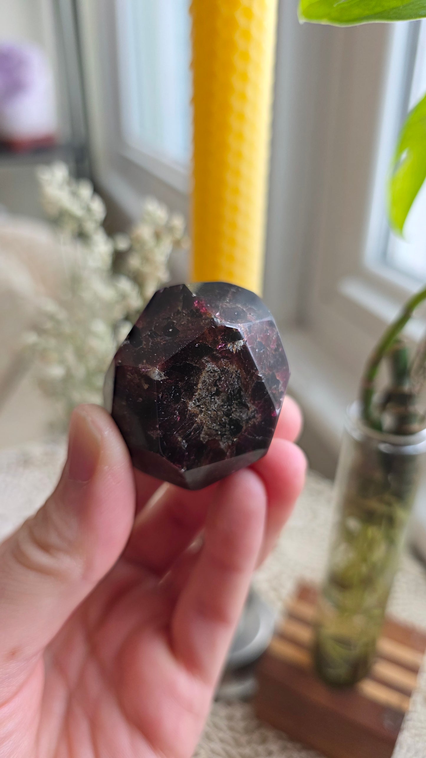 Raspberry Garnet Dodechahedron 4