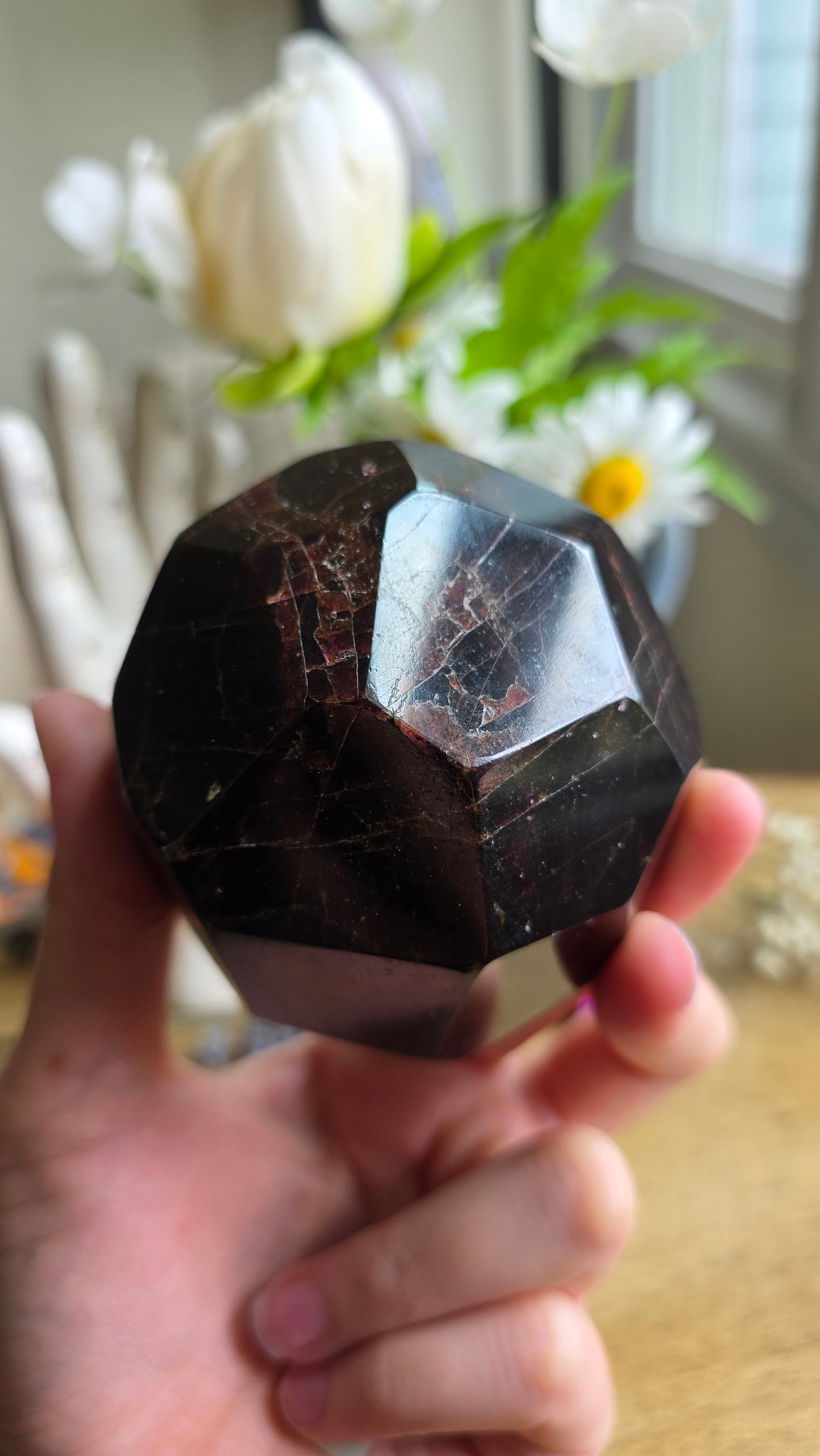 Garnet dodecahedron no.3