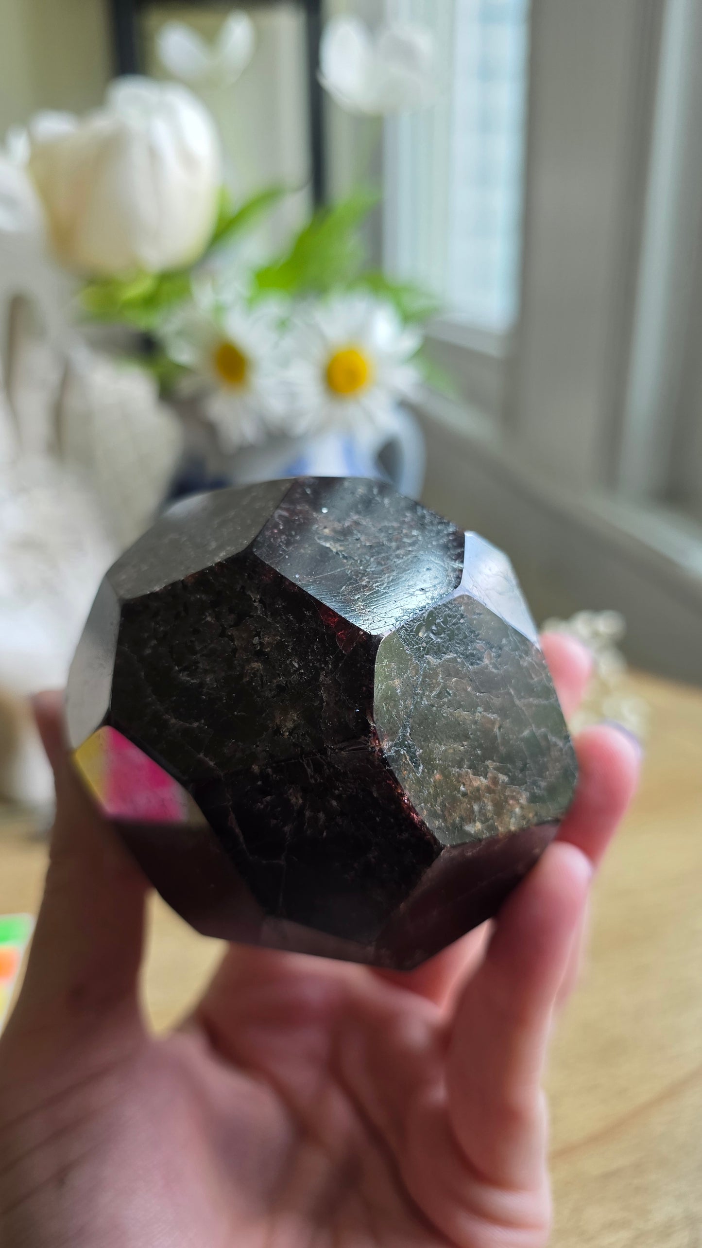 Garnet dodechahedron no. 4