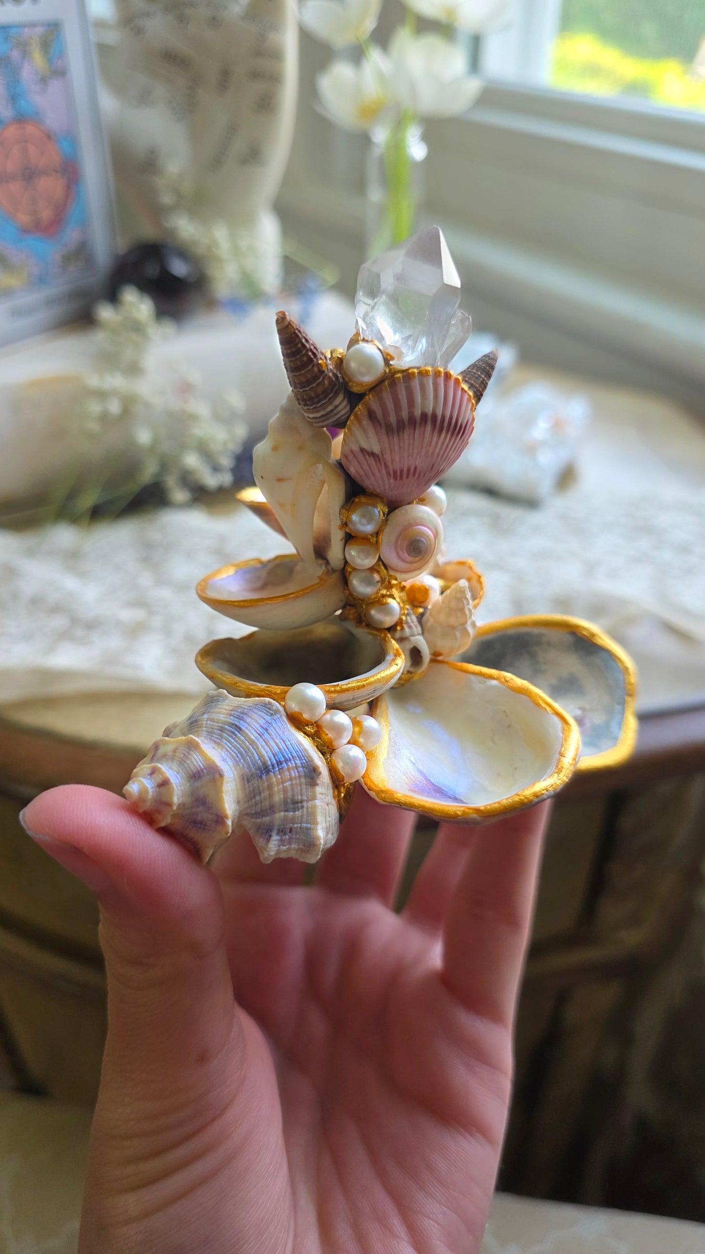 Aphrodite Real Shell Offering/Trinket Dish