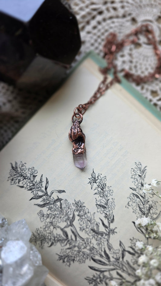 Rooted: Vera Cruz with Real Shell Copper Necklace