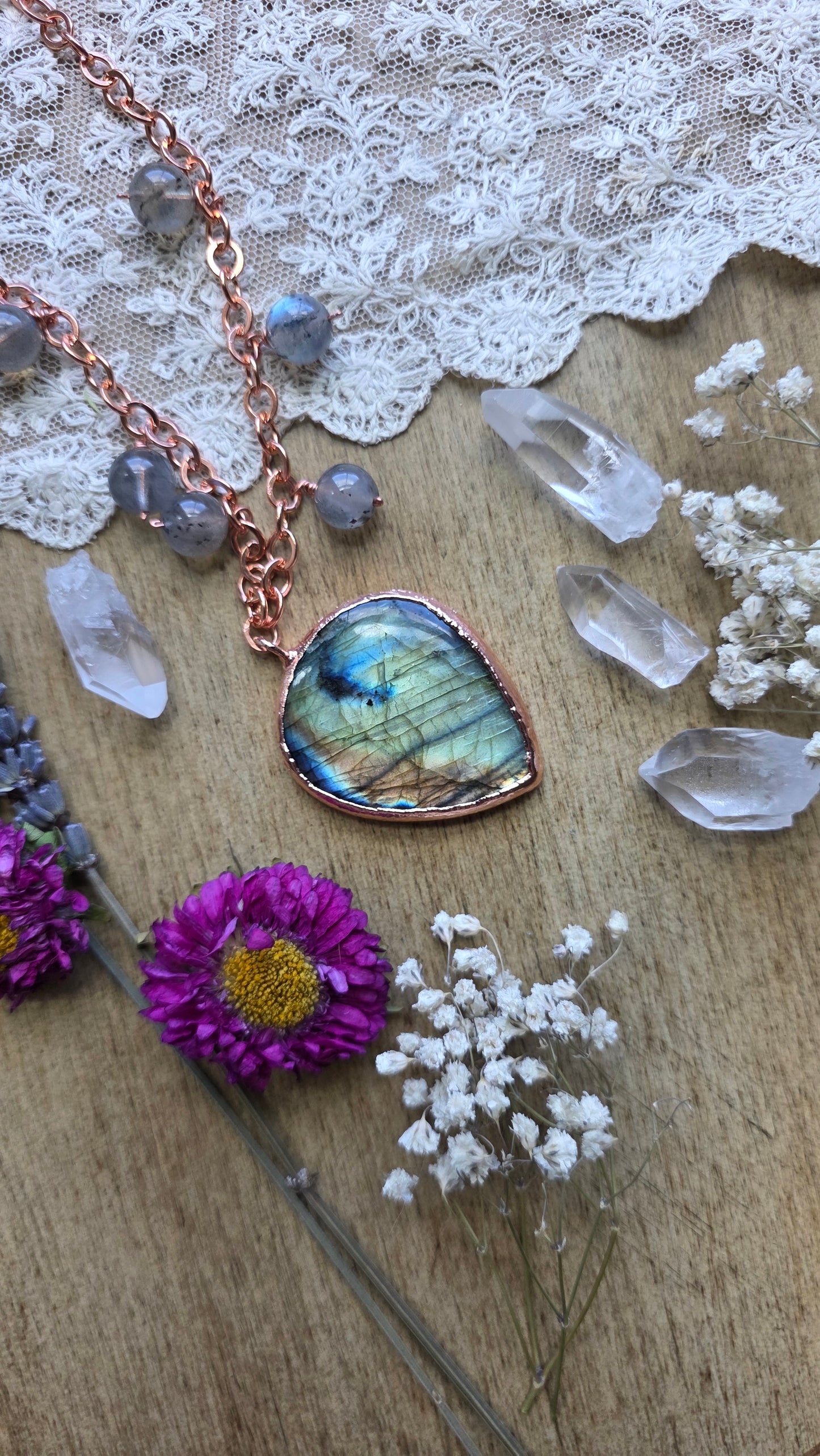 Labradorite Copper Necklace
