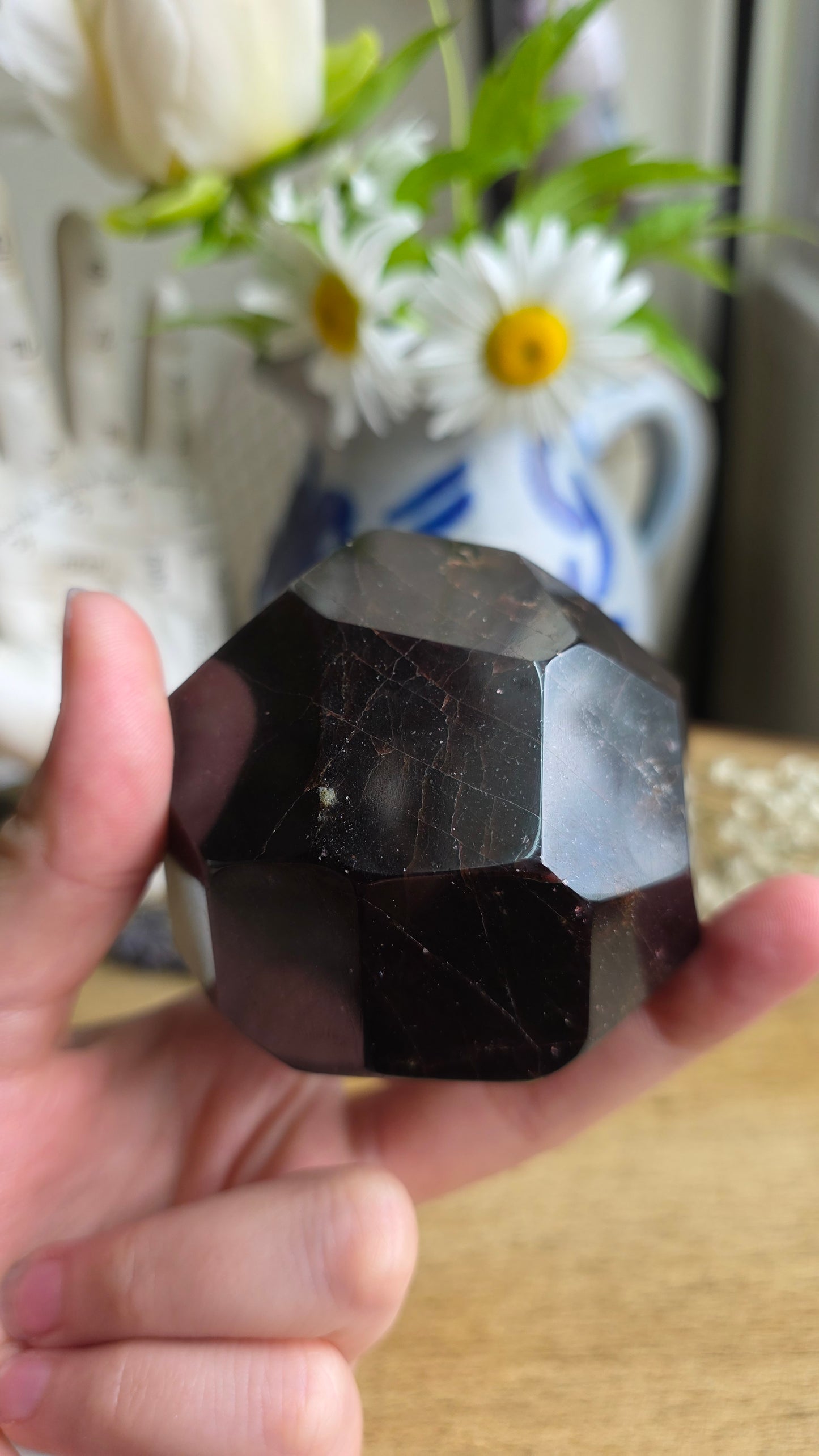 Garnet dodecahedron no.3