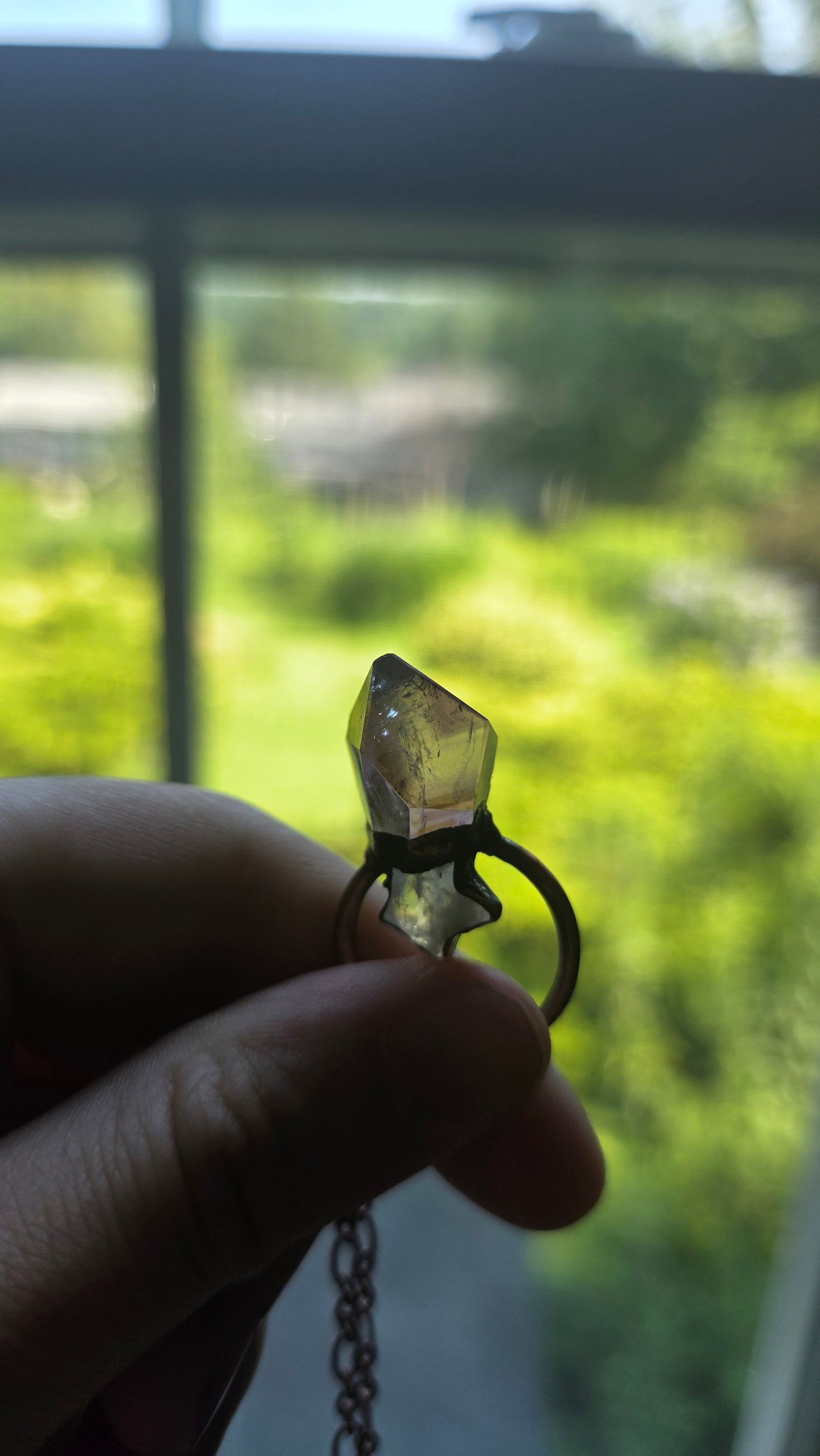 Star Charmer: Phantom Amethyst with Moonstone Star